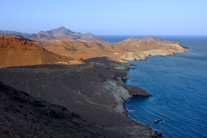 Vistas del litoral del Cabo de Gata